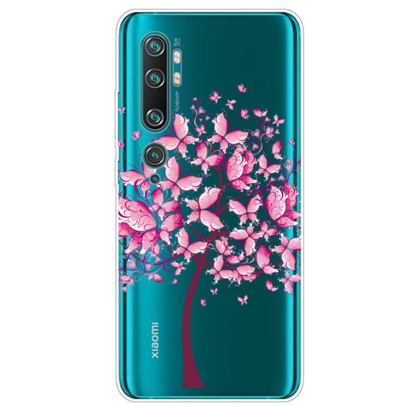 Cover Xiaomi Mi Note 10 / 10 Pro Lyserød Træplade