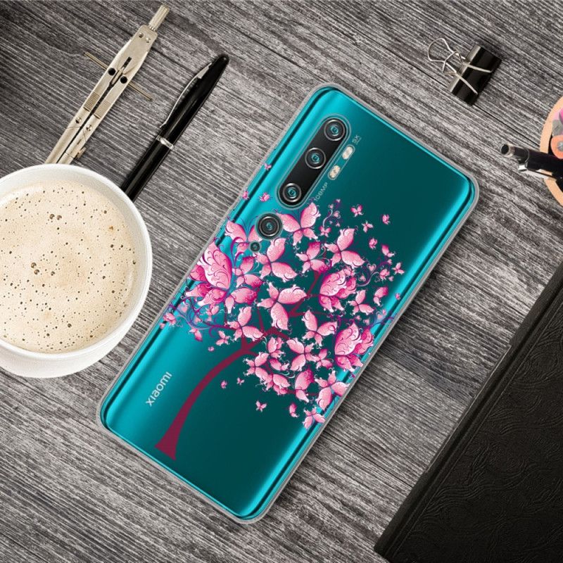 Cover Xiaomi Mi Note 10 / 10 Pro Lyserød Træplade