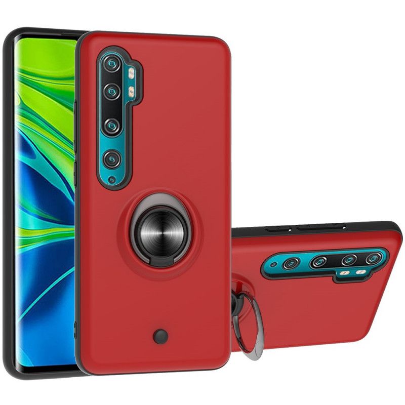 Cover Xiaomi Mi Note 10 / 10 Pro Sort Aftagelig Med Ring Original