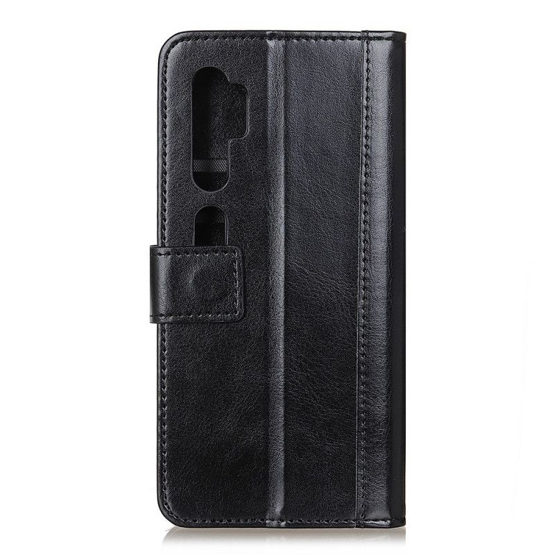 Flip Cover Læder for Xiaomi Mi Note 10 / 10 Pro Sort Antik Lædereffekt