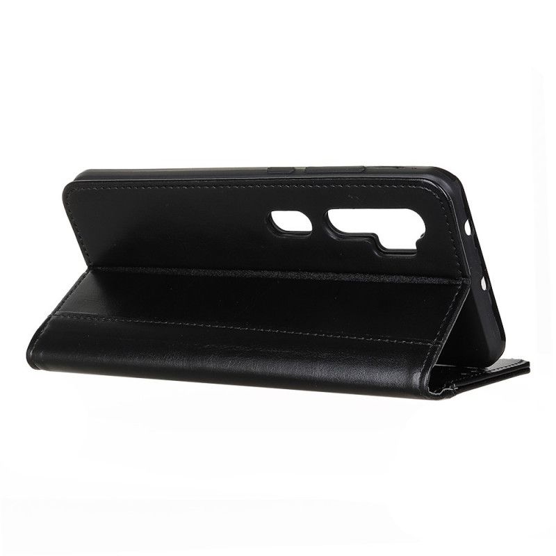 Flip Cover Læder for Xiaomi Mi Note 10 / 10 Pro Sort Antik Lædereffekt