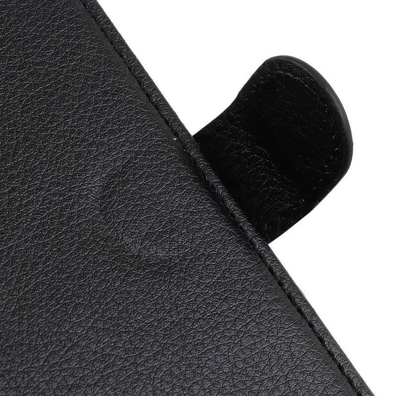 Flip Cover Xiaomi Mi Note 10 / 10 Pro Sort Mobilcover Lychee Imiteret Læder