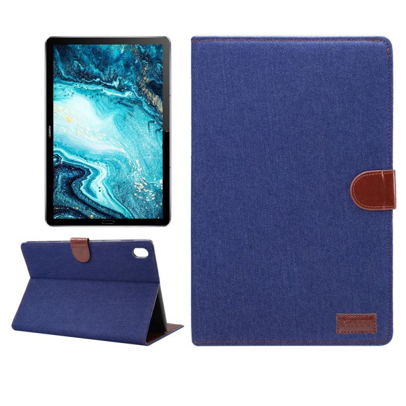 Flip Cover Huawei MediaPad M6 10.8'' Sort Jeans