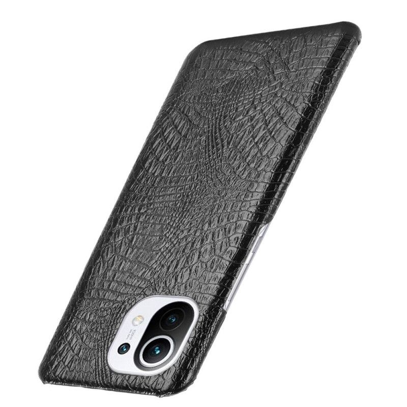 Cover for Xiaomi Mi 11 Sort Krokodillehudeffekt