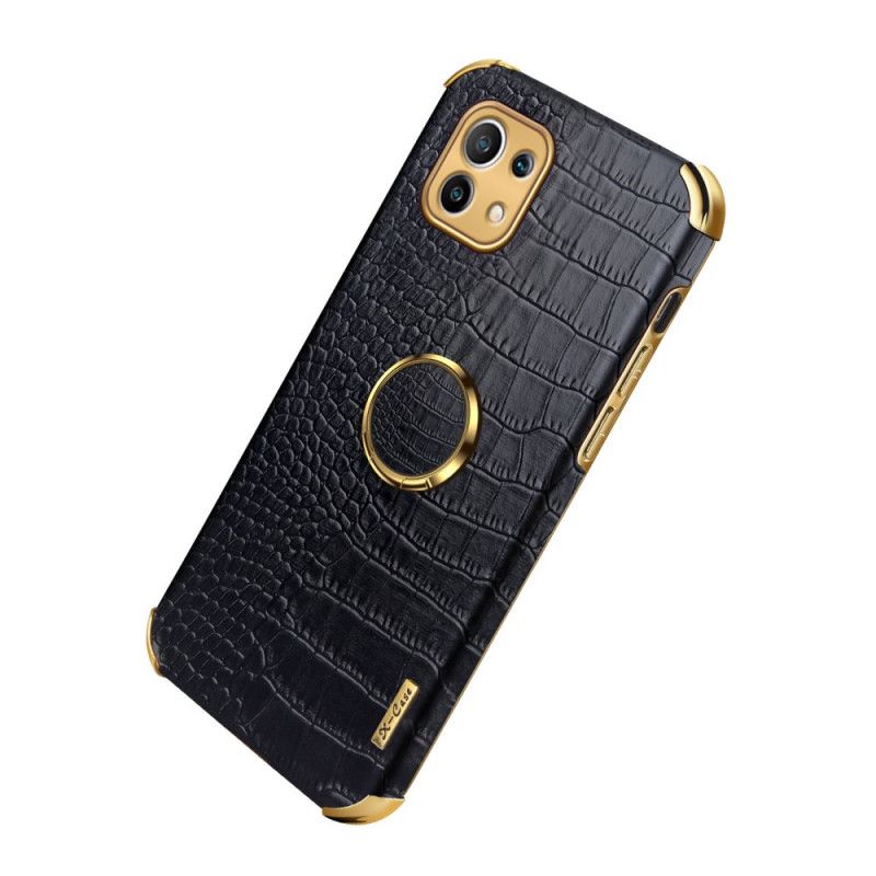 Cover Xiaomi Mi 11 Sort Krokodillehudeffekt X-Case