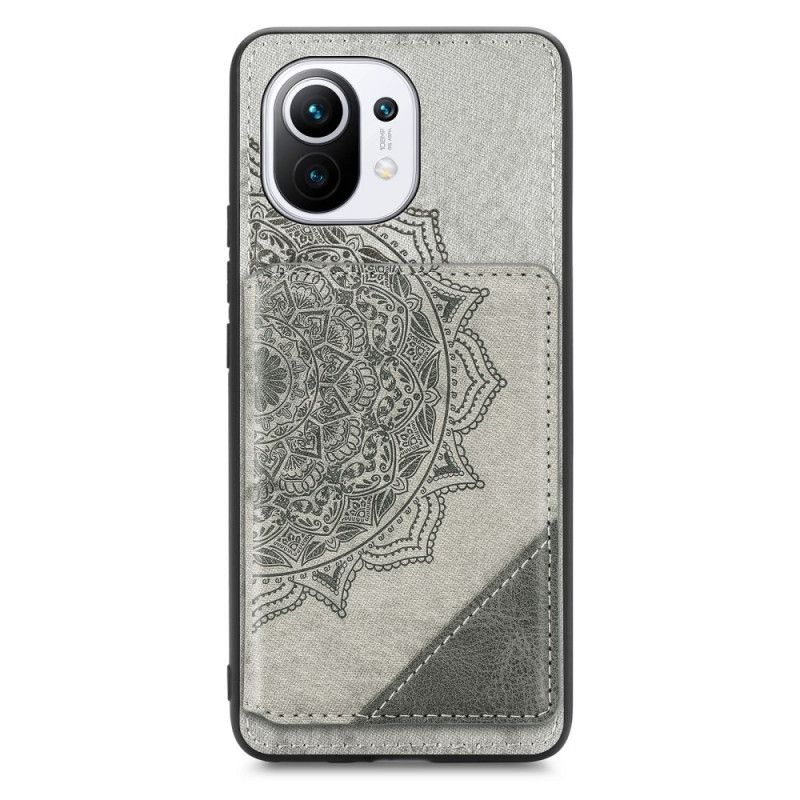 Cover Xiaomi Mi 11 Sort Multifunktionelt Mandala Design