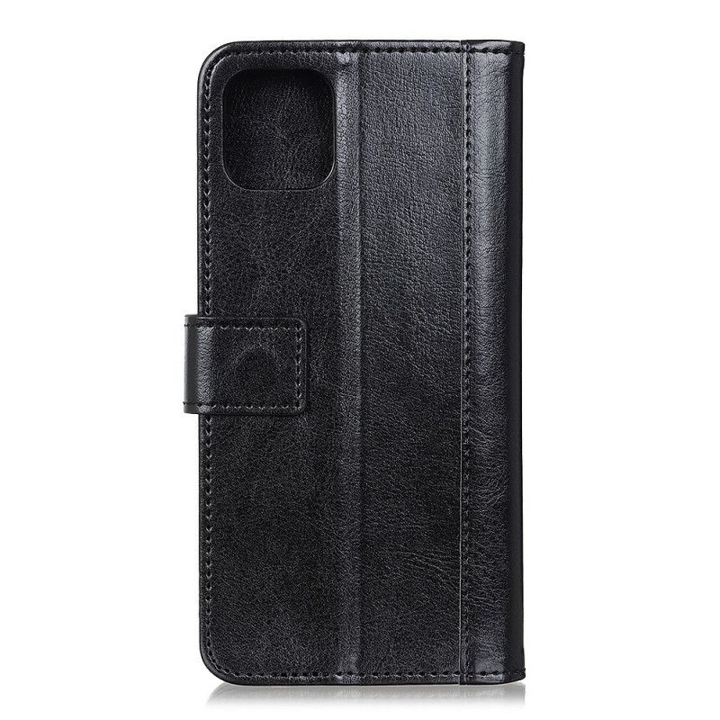 Flip Cover Læder for Xiaomi Mi 11 Sort Antik Lædereffekt