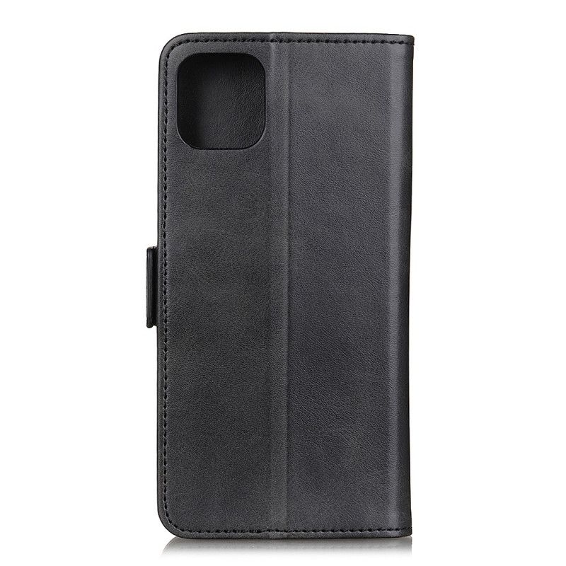 Flip Cover Læder Xiaomi Mi 11 Sort Dobbelt Flap