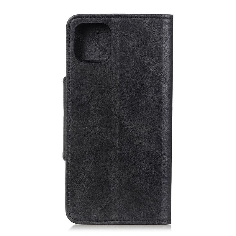 Flip Cover Læder Xiaomi Mi 11 Sort Imiteret Læder Original