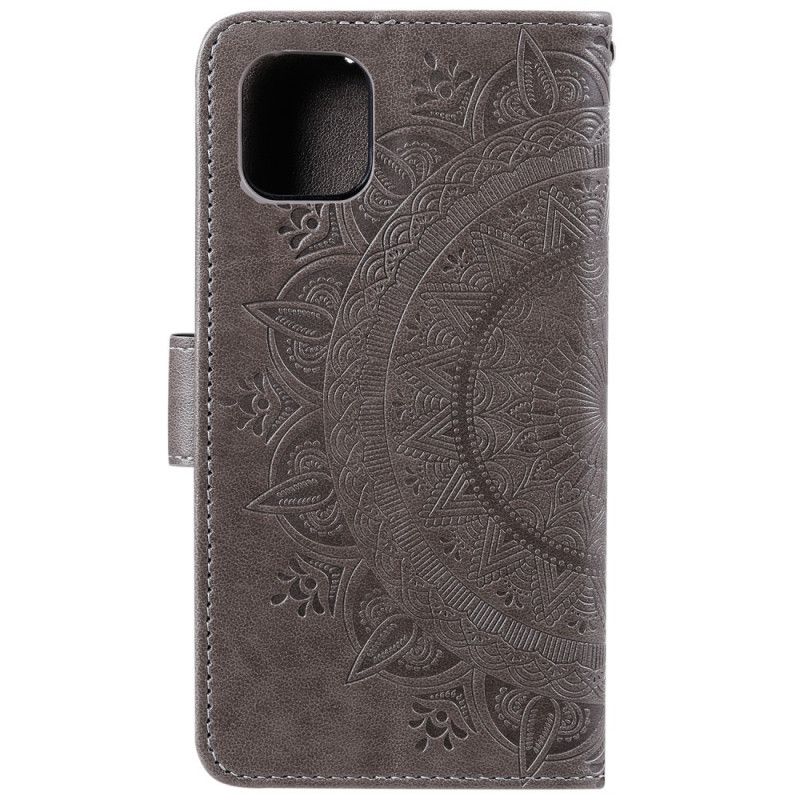 Flip Cover Xiaomi Mi 11 Grå Solmandala