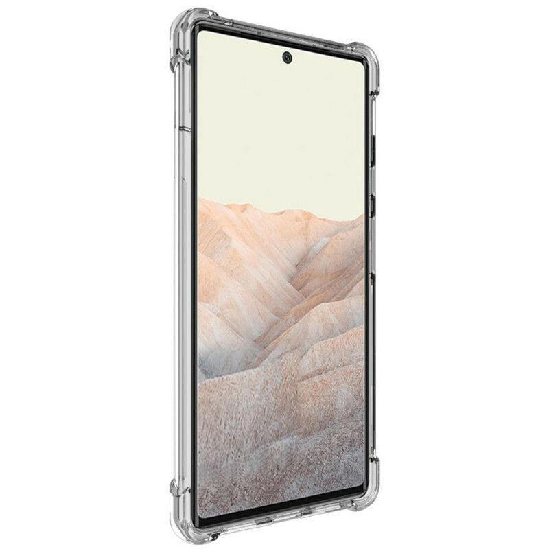 Cover Google Pixel 6 Gennemsigtig Med Imak-skærmfilm