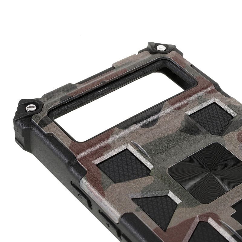 Cover Google Pixel 6 Telefon Etui Camouflage Aftagelig Støtte