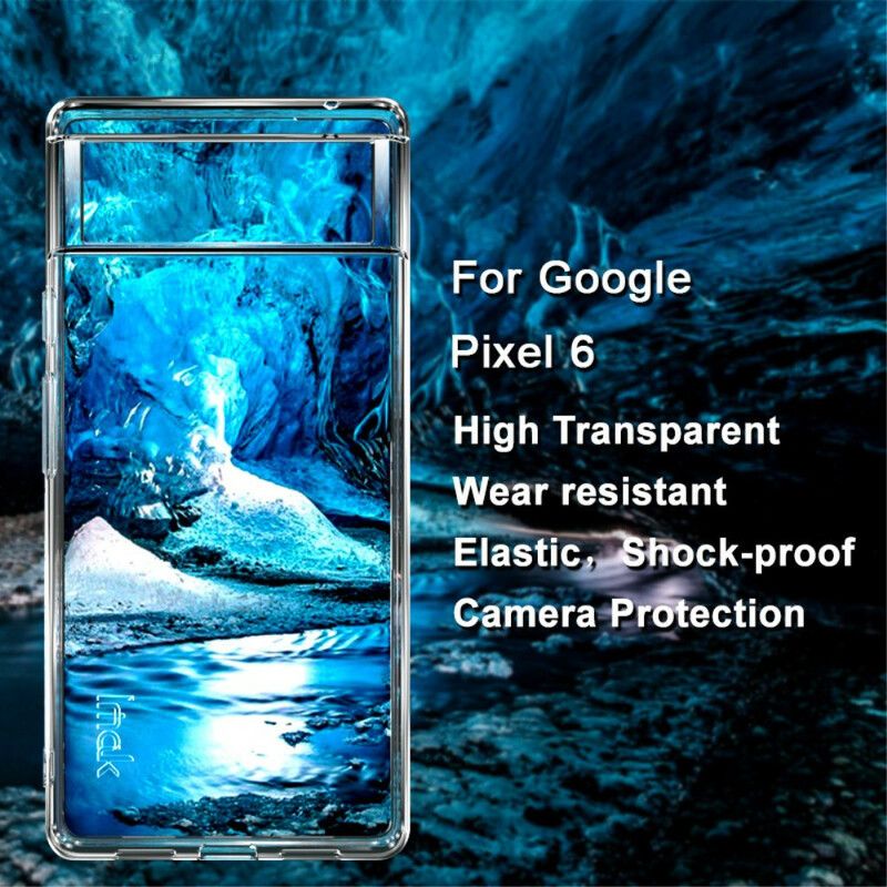 Cover Google Pixel 6 Telefon Etui Imak Transparent Flexible