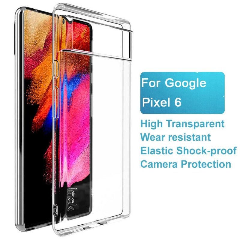 Cover Google Pixel 6 Telefon Etui Imak Transparent Flexible