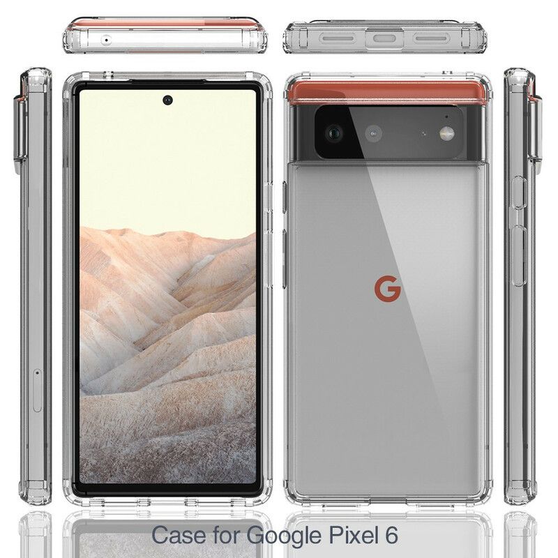 Cover Google Pixel 6 Transparent Kortholder