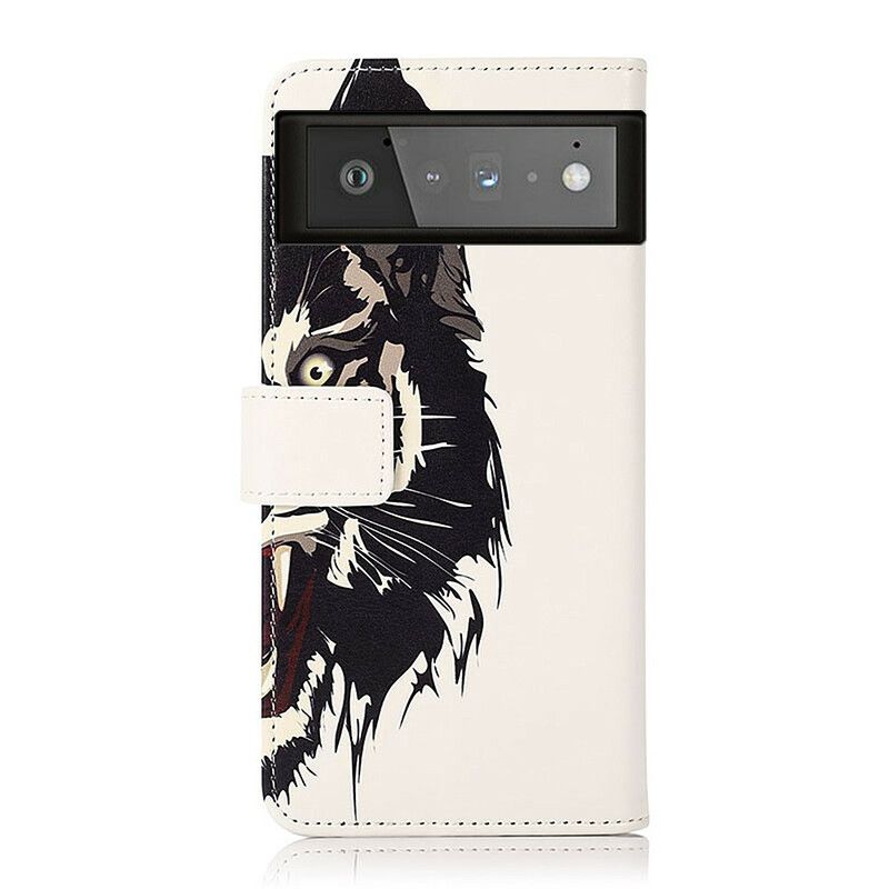 Flip Cover Google Pixel 6 Fierce Tiger