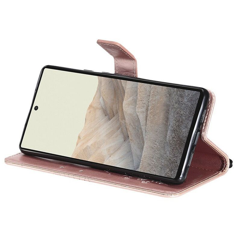 Flip Cover Google Pixel 6 Kæmpe Strammesommerfugle