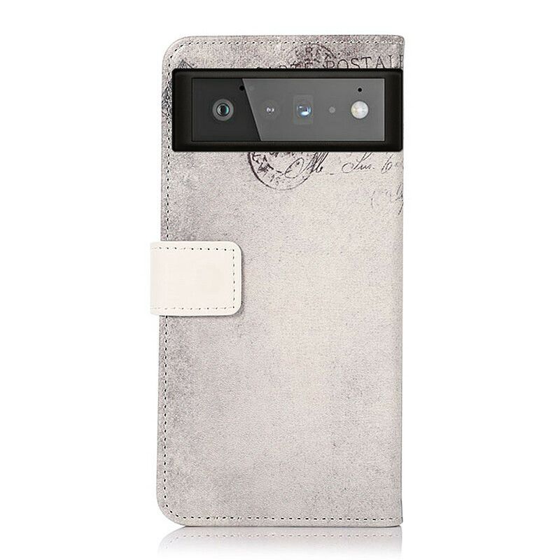 Flip Cover Google Pixel 6 Traveller Kat