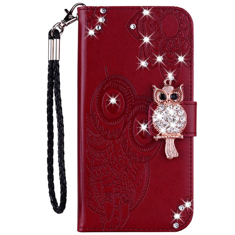 Flip Cover Google Pixel 6 Ugle Mandala Og Charm