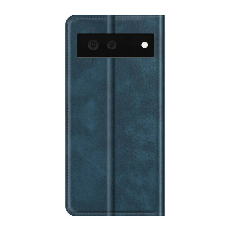 Flip Cover Til Google Pixel 6 Skin-touch