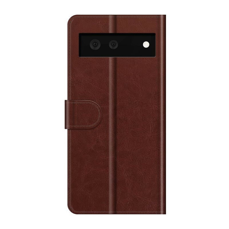 Læder Cover Google Pixel 6 Telefon Etui Ultra Imiteret Læder