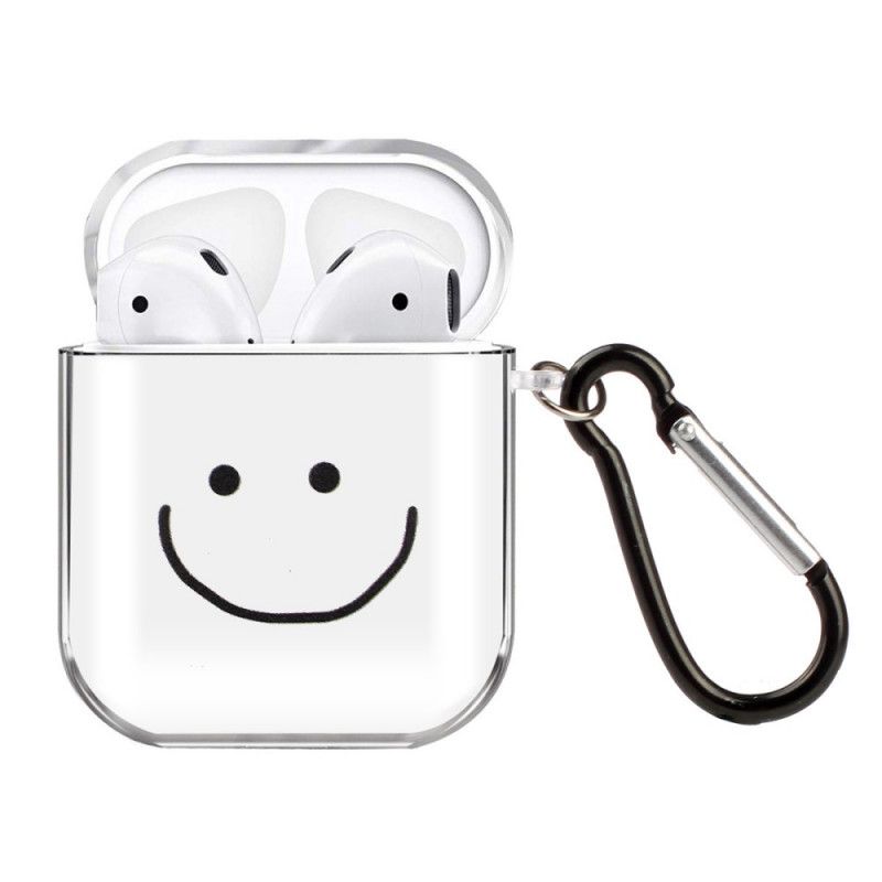 Cover AirPods Gennemsigtig Silikone Emoji Beskyttelse