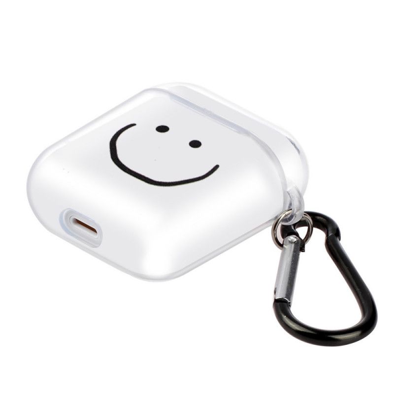 Cover AirPods Gennemsigtig Silikone Emoji Beskyttelse