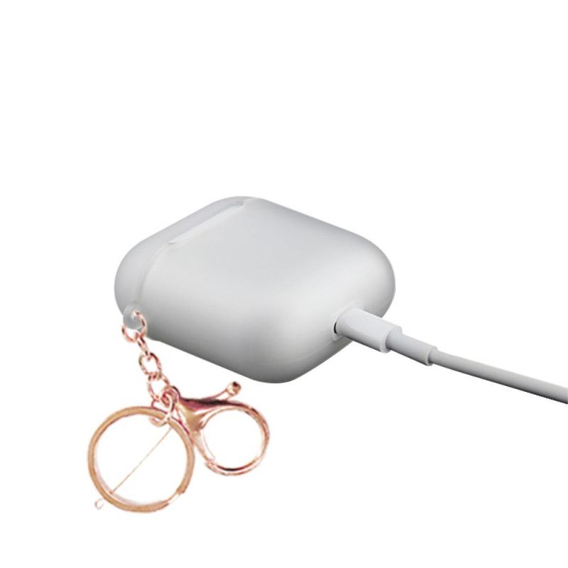 Cover AirPods Rød Serie Blomsterbuket Nxed Med Snapkrog Beskyttelse