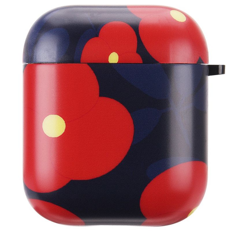 Cover AirPods Rød Stiv Blomster