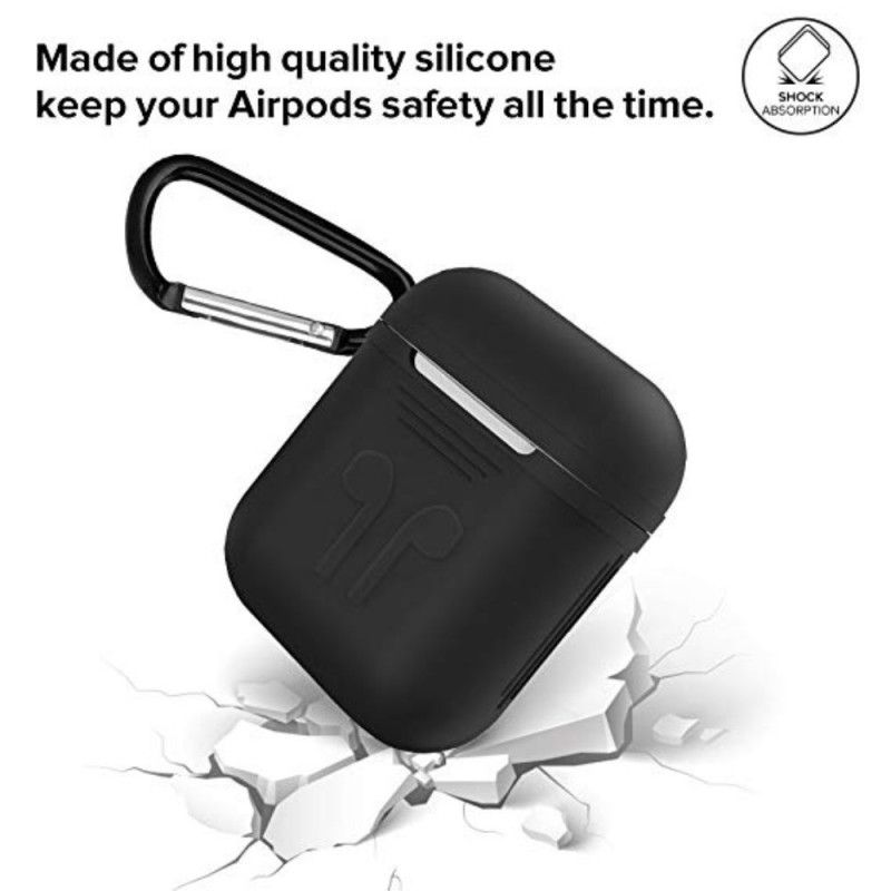 Cover AirPods Sort Design Silikone