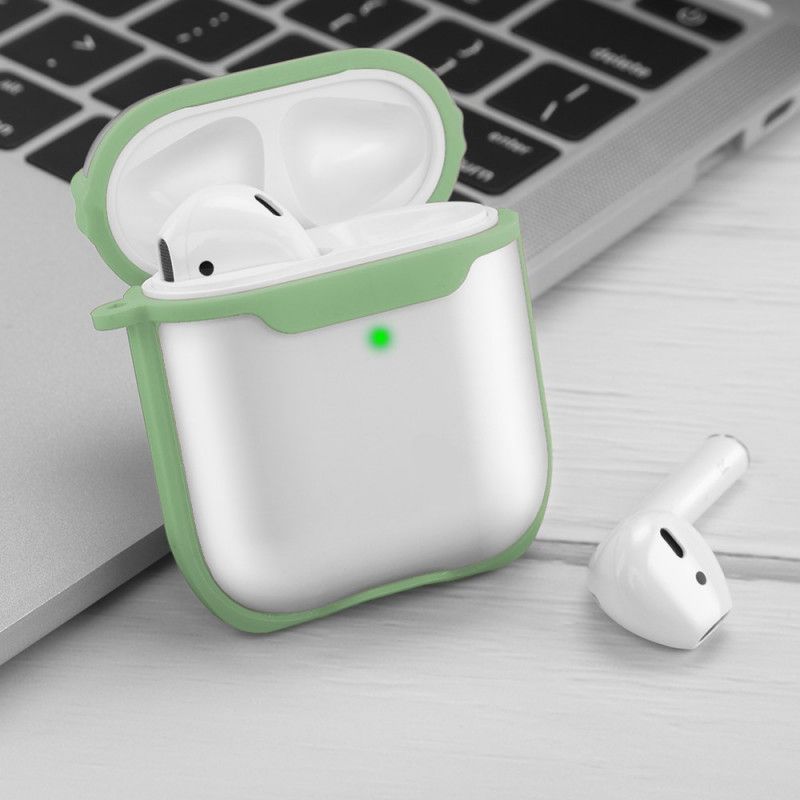 Cover AirPods Sort Gennemsigtig Frostet