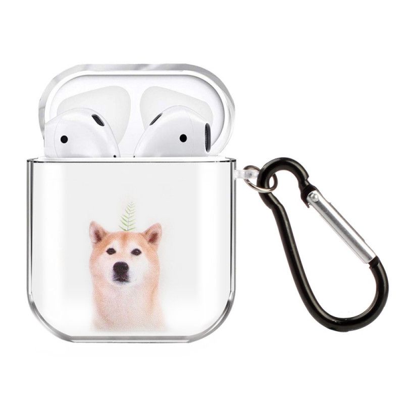 Cover for AirPods Sort Gennemsigtig Silikone Hundeserie