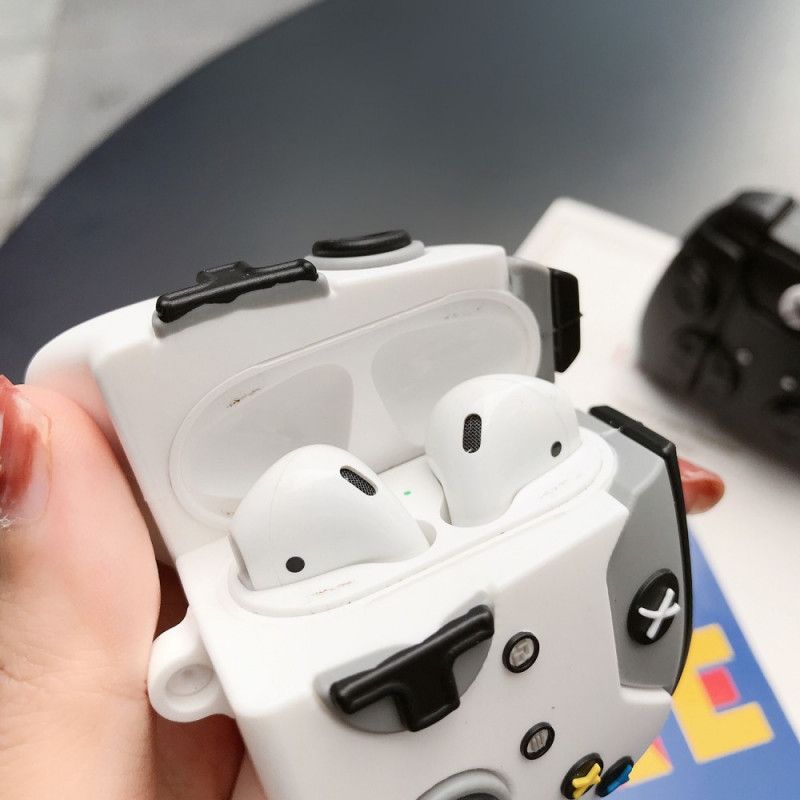 Cover for AirPods Sort Silikone Xbox