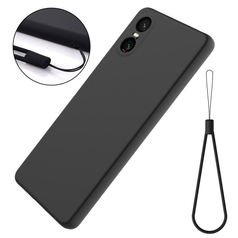 Cover Sony Xperia 10 Vi Flydende Silikone Strop