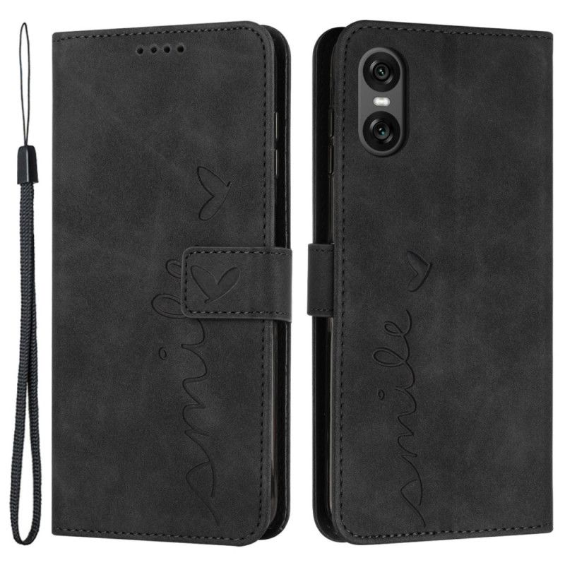 Flip Cover Sony Xperia 10 Vi Smil Til Snoren