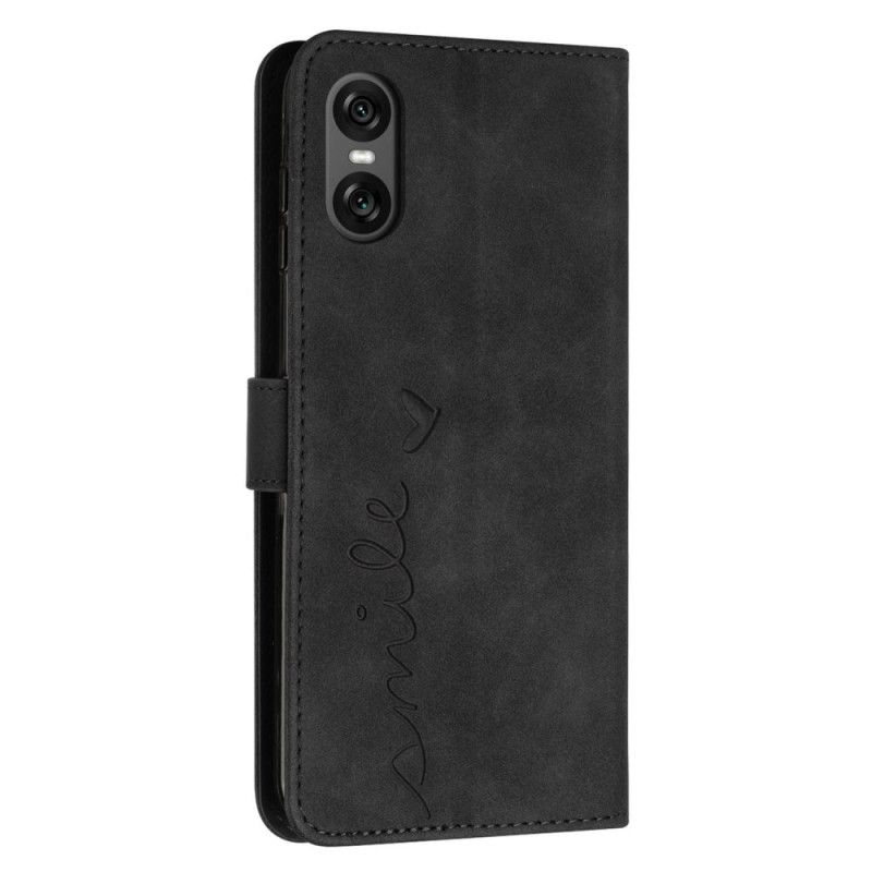 Flip Cover Sony Xperia 10 Vi Smil Til Snoren