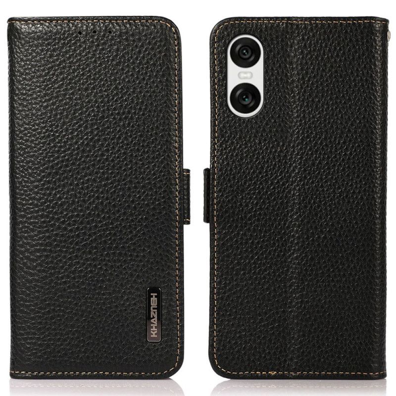 Læder Cover Sony Xperia 10 Vi Telefon Etui Khazneh Rfid Blocking Wallet