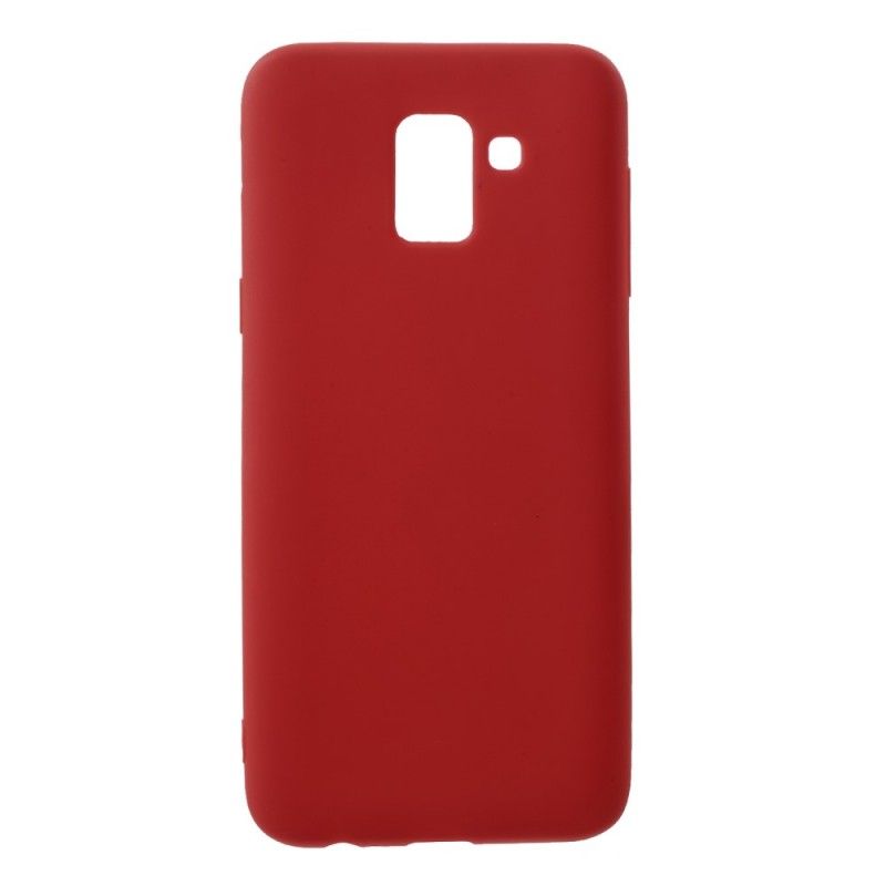 Cover for Samsung Galaxy J6 Sort Stiv Mat