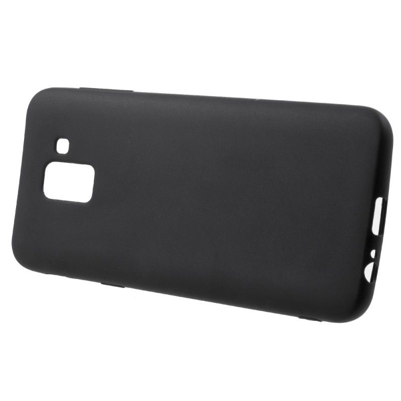 Cover for Samsung Galaxy J6 Sort Stiv Mat