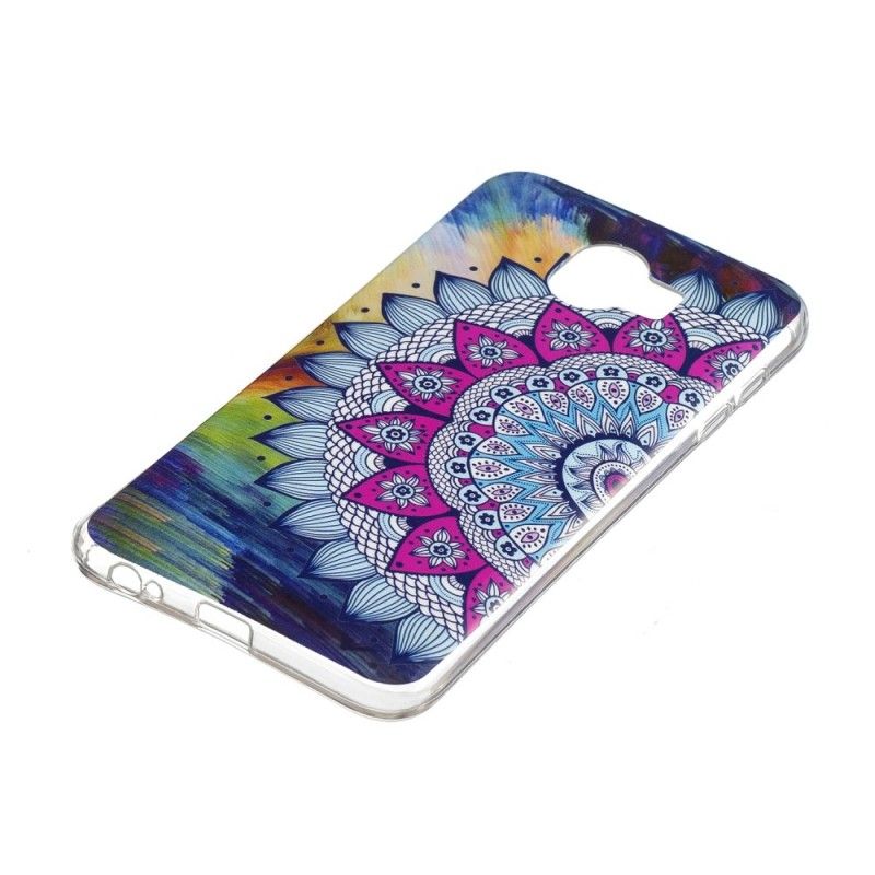 Cover Samsung Galaxy J6 Fluorescerende Mandala