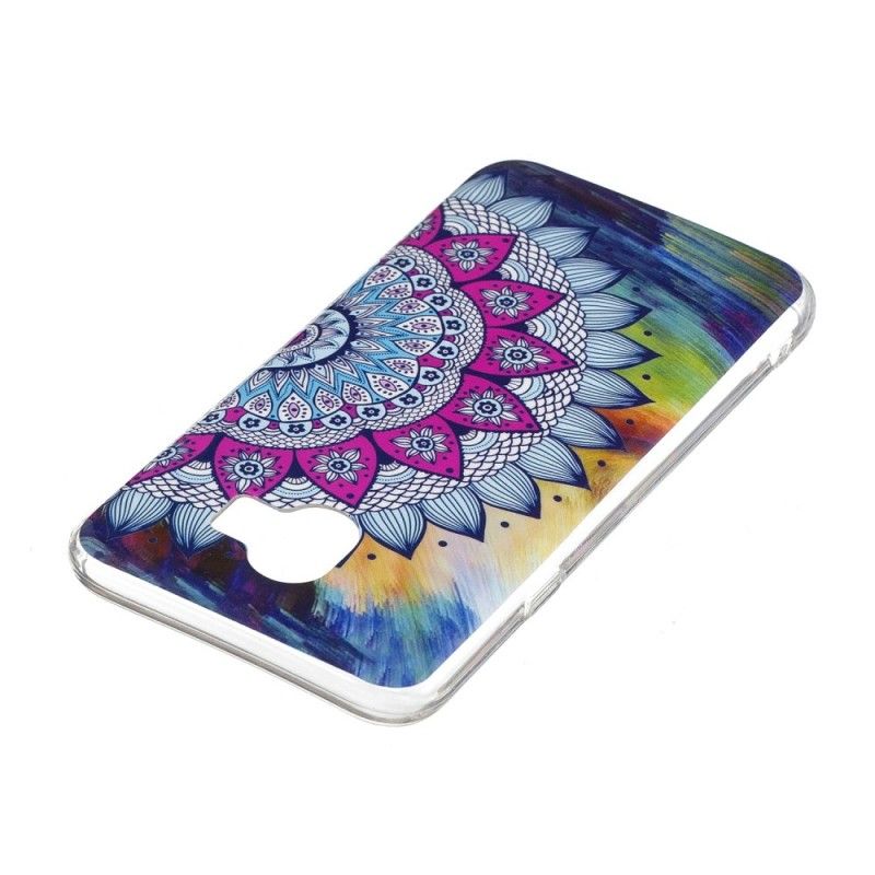 Cover Samsung Galaxy J6 Fluorescerende Mandala