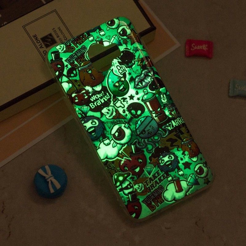 Cover Samsung Galaxy J6 Fluorescerende Vanvid Beskyttelse