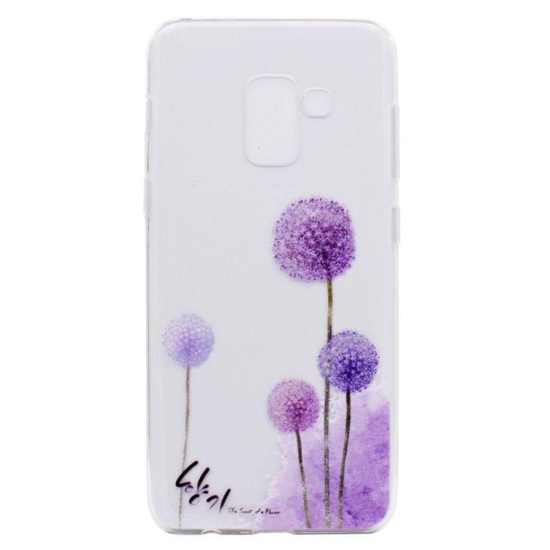 Cover Samsung Galaxy J6 Gennemsigtige Farvede Mælkebøtter Original