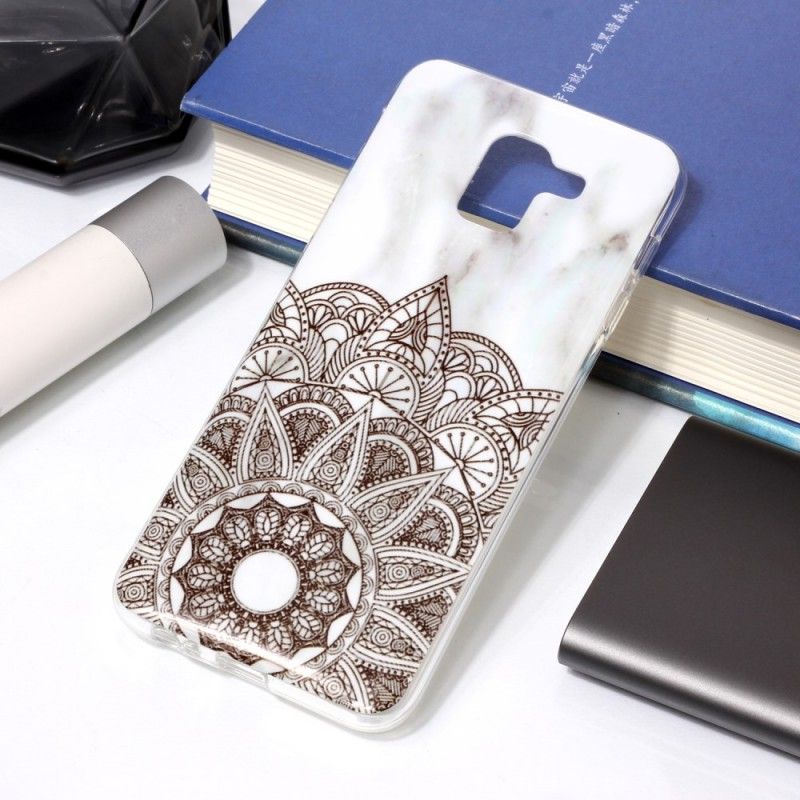 Cover Samsung Galaxy J6 Marmoreret Mandala Beskyttelse