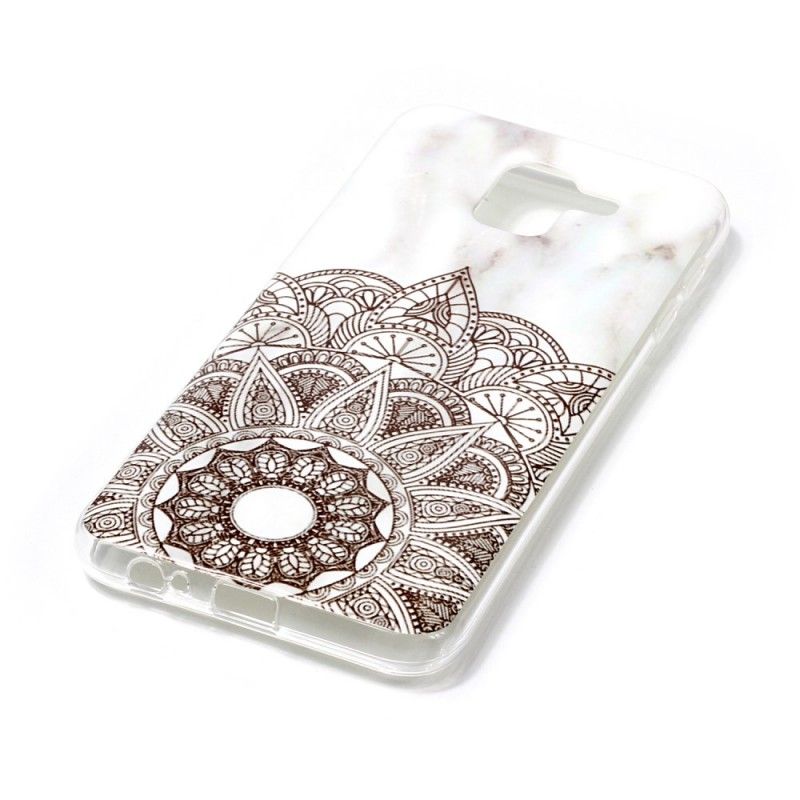 Cover Samsung Galaxy J6 Marmoreret Mandala Beskyttelse