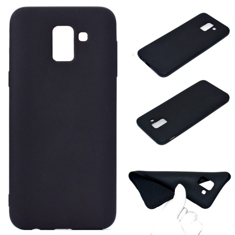 Cover Samsung Galaxy J6 Sort Silikone