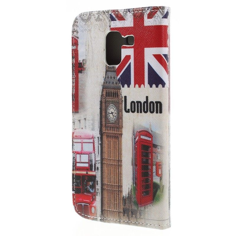 Flip Cover Samsung Galaxy J6 Mobilcover London Liv