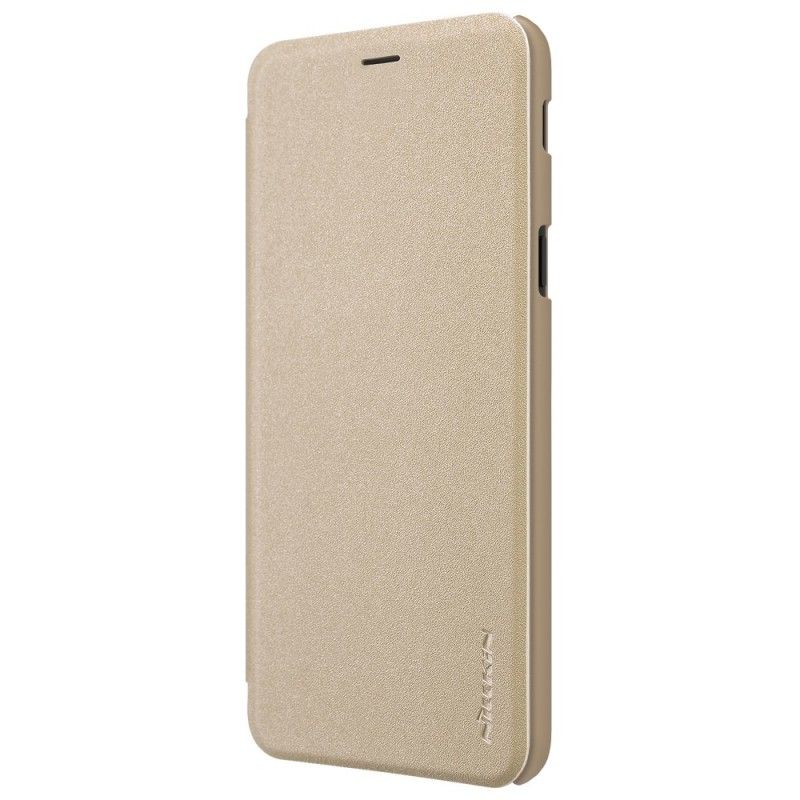 Læder Cover for Samsung Galaxy J6 Sort Nillkin