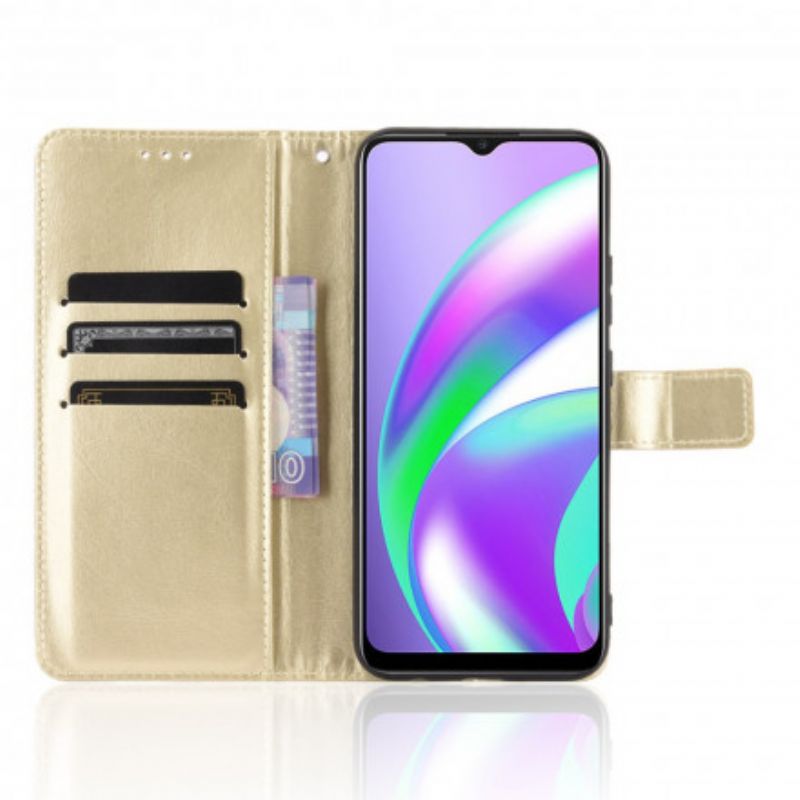 Flip Cover Oppo A15 Prangende Kunstlæder