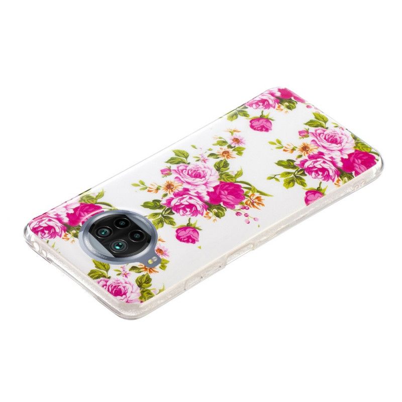 Cover for Xiaomi Mi 10T Lite 5G / Redmi Note 9 Pro 5G Fluo Liberty Blomster